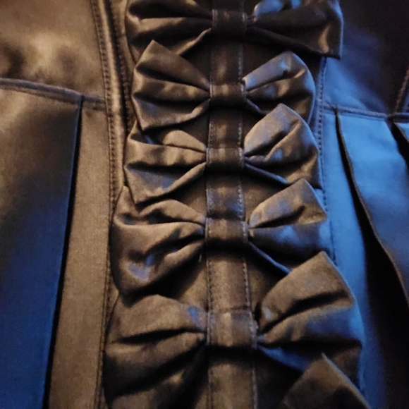 Nwot Womens Black Bone In Corset Style Medium - Picture 4 of 5